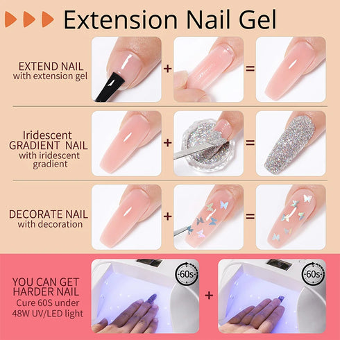 UR SUGAR Crystal Nail Extension Kit